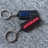 double sided soft pvc rubber keychain pendant 1
