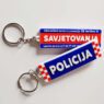 double sided soft pvc rubber keychain pendant 3