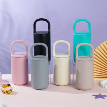 double wall insulated bottle with handle 1