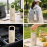 double wall insulated bottle with handle 2