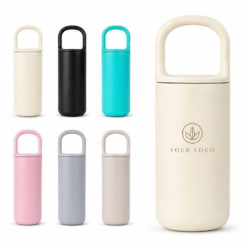 double wall insulated bottle with handle