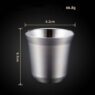 double wall stainless steel mini coffee mug 5