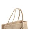 durable jute travel tote bags with makeup bag 2
