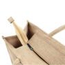 durable jute travel tote bags with makeup bag 3