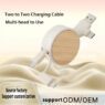 eco 5 in 1 retractable bamboo charging cable 4