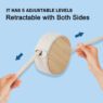 eco 5 in 1 retractable bamboo charging cable 5
