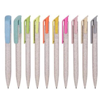 eco freindly wheat straw ballpoint pen 5