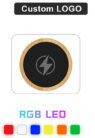 eco friendly bamboo 3 in 1 keychain cable with light up logo 4