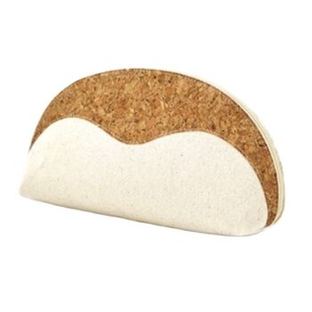 eco friendly cork cotton canvas cosmetic bag
