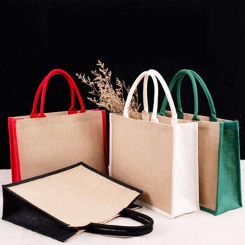 eco friendly gift burlap tote bag 1