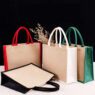eco friendly gift burlap tote bag 1