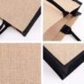 eco friendly gift burlap tote bag 5