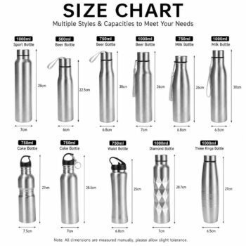 eco friendly single wall stainless steel sport canteen flask 1