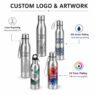 eco friendly single wall stainless steel sport canteen flask 2