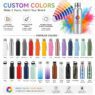 eco friendly single wall stainless steel sport canteen flask 3