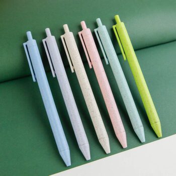 eco friendly wheat straw ballpoint pen 1