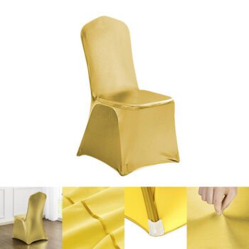 elastic four corner chair cover for hotel
