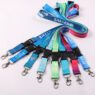 elastic lanyard with detachable buckle badge holder 3