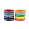 embossed printed rubber sports bracelets 2
