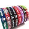 embossed printed rubber sports bracelets 5