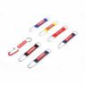embroidered woven nylon carabiner keychain strap 5