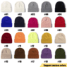 embroidery knitted jacquard beanies 2