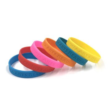 engraved debossed silicone wristband 1