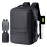 expandable smart business travel laptop backpack with usb port
