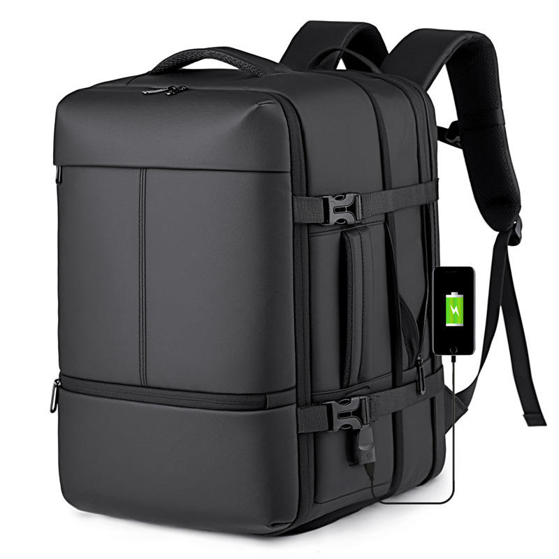 expandable usb charging laptop backpack with shoe compartment expandable usb charging laptop backpack with shoe compartment