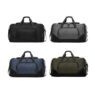 fashion carry on with shoe compartment zippered pockets 2
