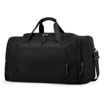 fashion carry on with shoe compartment zippered pockets