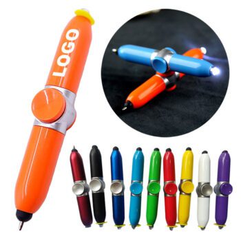 finger spinner stylus ballpoint pen
