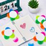 flower shape highlighter marker pen 3