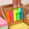 folding sticky notes pen holder box 3