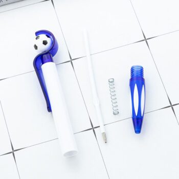 football shape retractable ballpoint pen 1