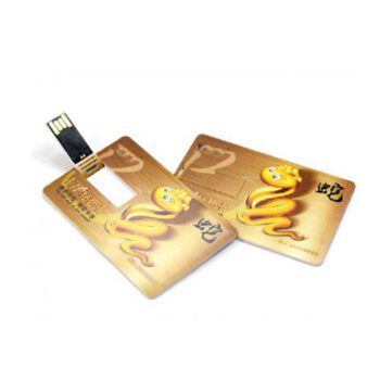 full color printed credit card usb flash drive