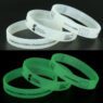 glow in the dark silicone wristbands