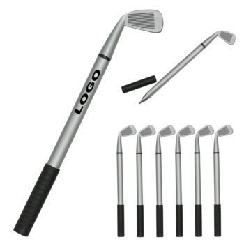 golf club shaped plastic ballpoint pen