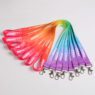heat press printed lanyard with flap ribbon 4
