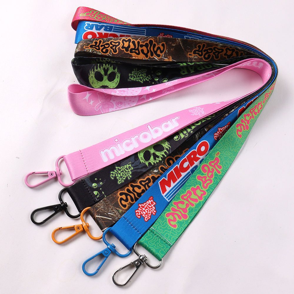 heat transfer printed logo badge lanyard with metal hook heat transfer printed logo badge lanyard with metal hook