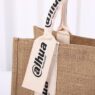 hemp burlap jute tote bags with handles 4