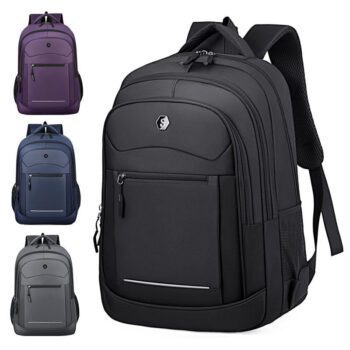 high capacity oxford school laptop backpack for middle high school students 1