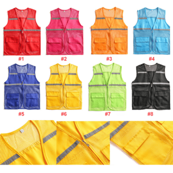 high vis construction safety vest 1