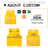 high vis construction safety vest 2