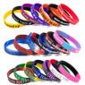 ink injected rubber bracelets for promotion 1