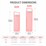 insulated stainless steel sports flask with handle lid 1