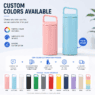 insulated stainless steel sports flask with handle lid 3