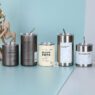 insulated straight tumblers with lids and straws