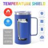 insulated travel tumbler mug with handle 2