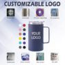 insulated travel tumbler mug with handle 4